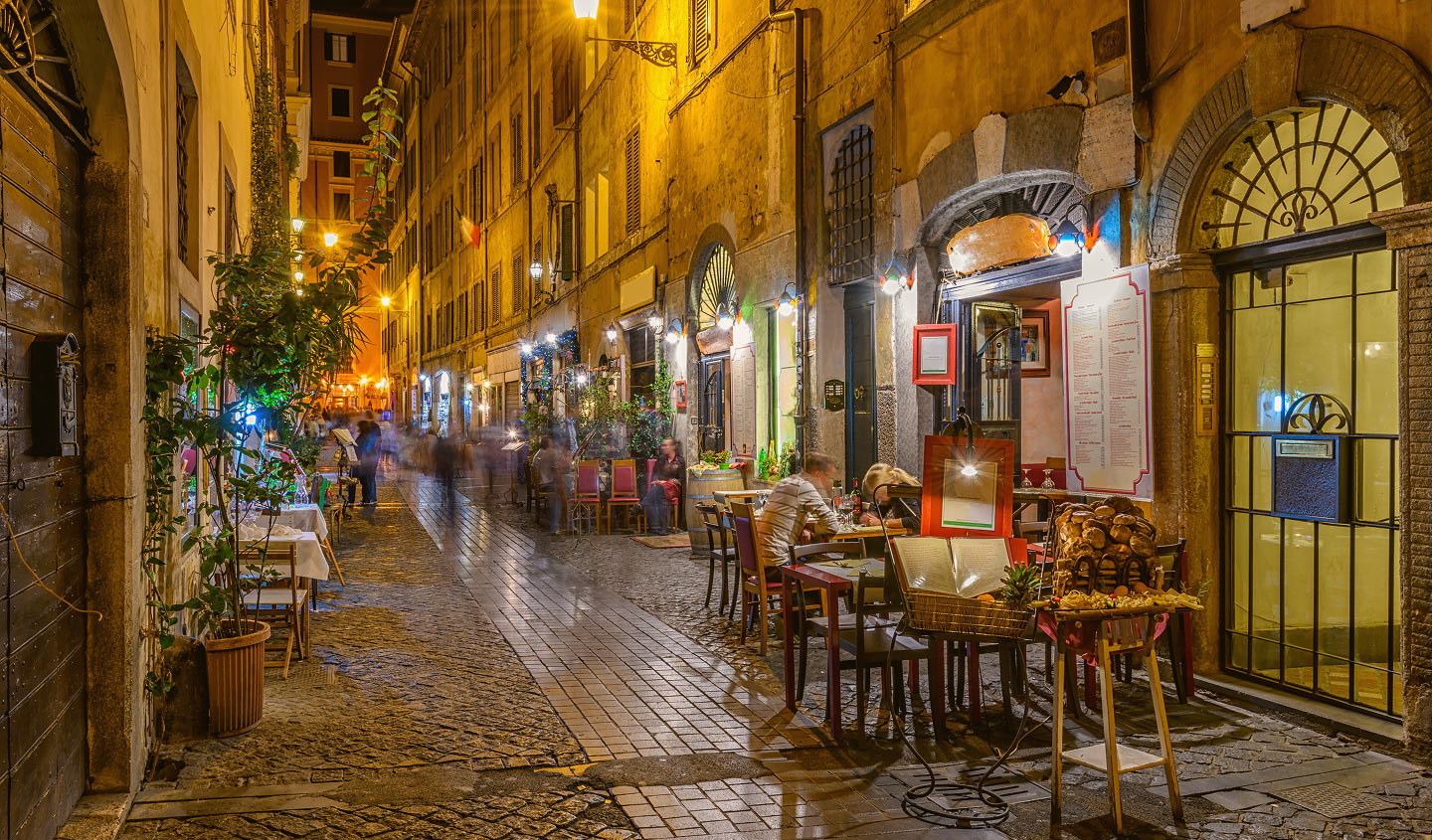 In Rome, meals are never just meals